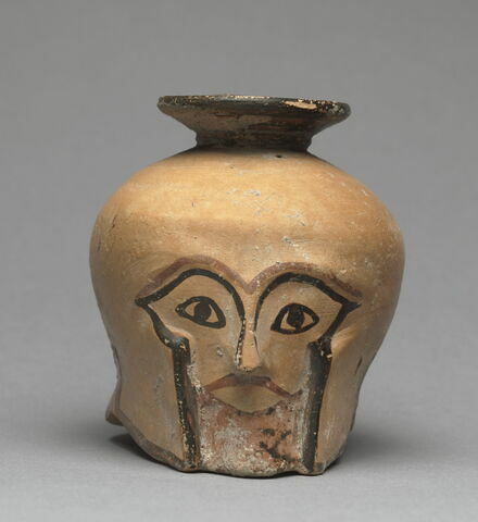 aryballe ; vase plastique