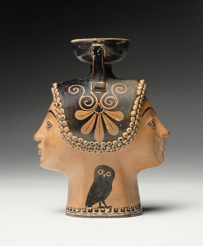 aryballe ; vase plastique