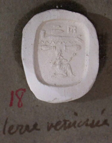 Tirage d'une empreinte d'intaille égyptisante