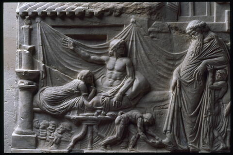 Relief, scène de banquet, dit 