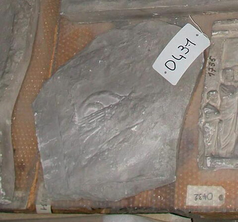 Tirage intégral d’un relief avec en-tête de décret et Athéna.