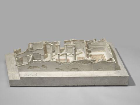 Maquette de la maison au trident de Délos., image 4/5