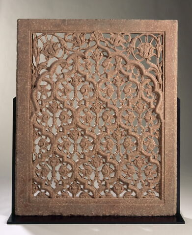 Jali (écran de fenêtre) au treillis floral, image 5/8