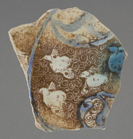 Fragment de fond de plat