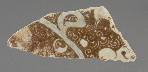 Fragment de fond de plat