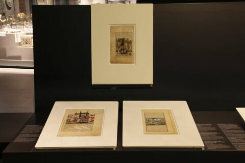 Les animaux assemblés autour d'une autruche (page d'un « Lumières de Canope »), image 2/4