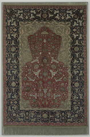 Tapis de prière à décor de niche