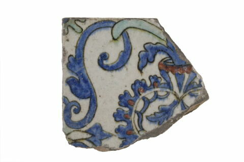 Fragment de carreau de céramique