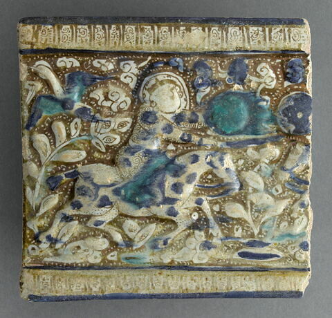 Carreau de revêtement au guerrier, image 4/4