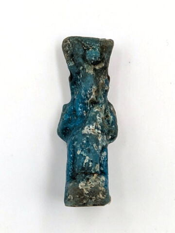 amulette ; figurine d'Isis allaitant