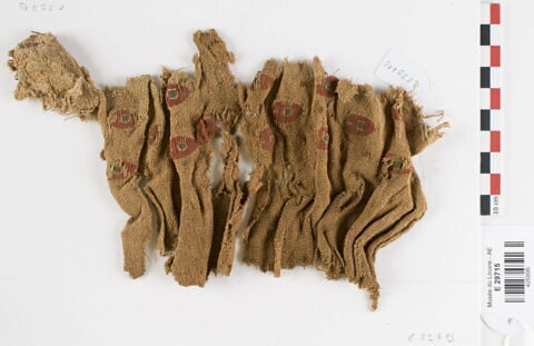 décor de textile ; fragment