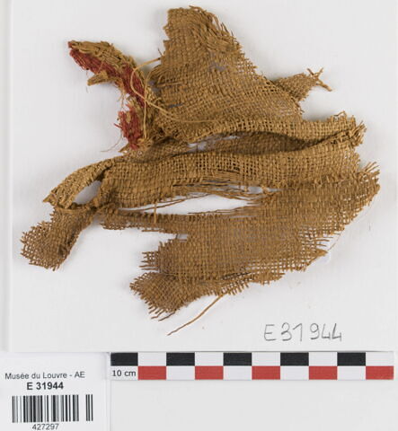 décor de textile ; fragment