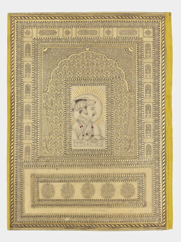 Portrait de Jahangir (page d'album)