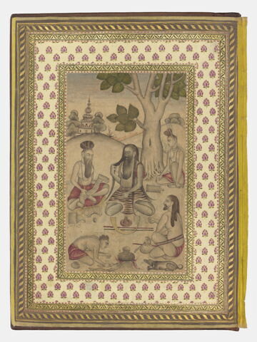 Réunion de yogis (page d'album)