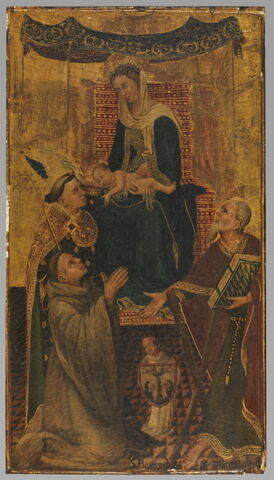 La Vierge à l'Enfant entourée de saints et d'un donateur, image 3/3
