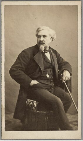 Portrait-carte d'Emile Lassalle
