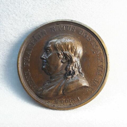 Benjamin Franklin par Dupré, 1786