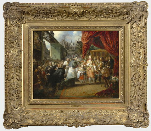 L'entrevue du duc de Bourgogne et de Fénelon à Cambrai, le 26 avril 1702., image 3/3