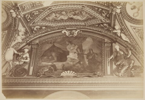 [Plafond des appartements d'été d'Anne d'Autriche (détail) : chambre de Parade]