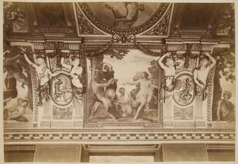 [Plafond des appartements d'été d'Anne d'Autriche (détail) : salle des Saisons]