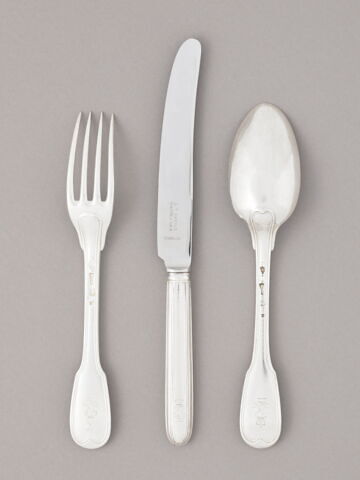 Fourchette d'un ensemble de douze du service de George III d'Angleterre, image 4/4