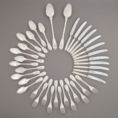 Cuillère d'un ensemble de douze du service de George III d'Angleterre, image 3/4