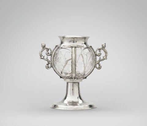 Coupe en cristal de roche, monture en argent, image 8/12
