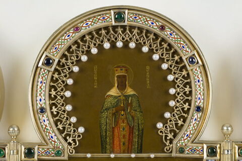 Triptyque offert par l'aristocratie saint-pétersbourgeoise à Nicolas II et Alexandra pour la naissance de la Grande-Duchesse Olga Nikolaïevna Romanova, image 4/13