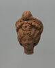 figurine de tête de femme romaine à cou fermé, image 1/2