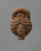 figurine de tête de femme romaine à cou fermé, image 1/2