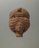 figurine de tête de femme romaine à cou fermé, image 1/2