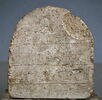 stèle cintrée ; stèle biface, image 1/2