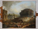Vue du port de Ripetta, à Rome, image 2/4