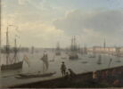 Vue du port de Bordeaux, prise du château Trompette, image 2/3
