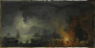 Marine ; effet de lune ; vue de la baie de Naples, image 1/2