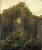 Paysage. Cabane dans un bois, image 3/3