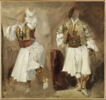 Deux études de costumes souliotes, image 1/3