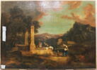 Paysage. Lavandières à la fontaine, image 6/18