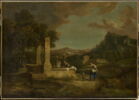 Paysage. Lavandières à la fontaine, image 1/18
