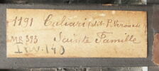 La Sainte Famille avec sainte Élisabeth, sainte Marie-Madeleine présentant une bénédictine, image 5/7