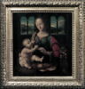 La Vierge et l'Enfant à l'oeillet (d'après Léonard de Vinci) avec, au fond, le motif de la citadelle de Dieu., image 5/5