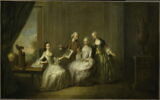 Scène d'intérieur à l'écureuil ou La famille Burton, image 1/2