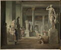La Salle des Saisons au Louvre, en 1802-1803, image 1/3