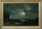 Vue de la campagne de Richmond, effet de clair de lune, image 2/3