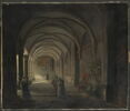 Vue intérieure du cloître de Santa Maria Novella à Florence, image 1/5