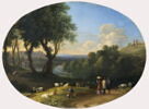 Paysage avec chèvres et pâtres, image 1/6