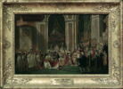 Le couronnement de l'empereur Napoléon Ier et de l'impératrice Joséphine dans la cathédrale Notre-Dame de Paris, le 2 décembre 1804, image 2/2