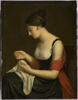 Femme cousant, image 1/11
