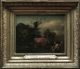 Lavandière et animaux au bord de l'eau, image 3/3