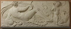 Nymphe et petit génie monté sur un dragon marin, image 1/7
